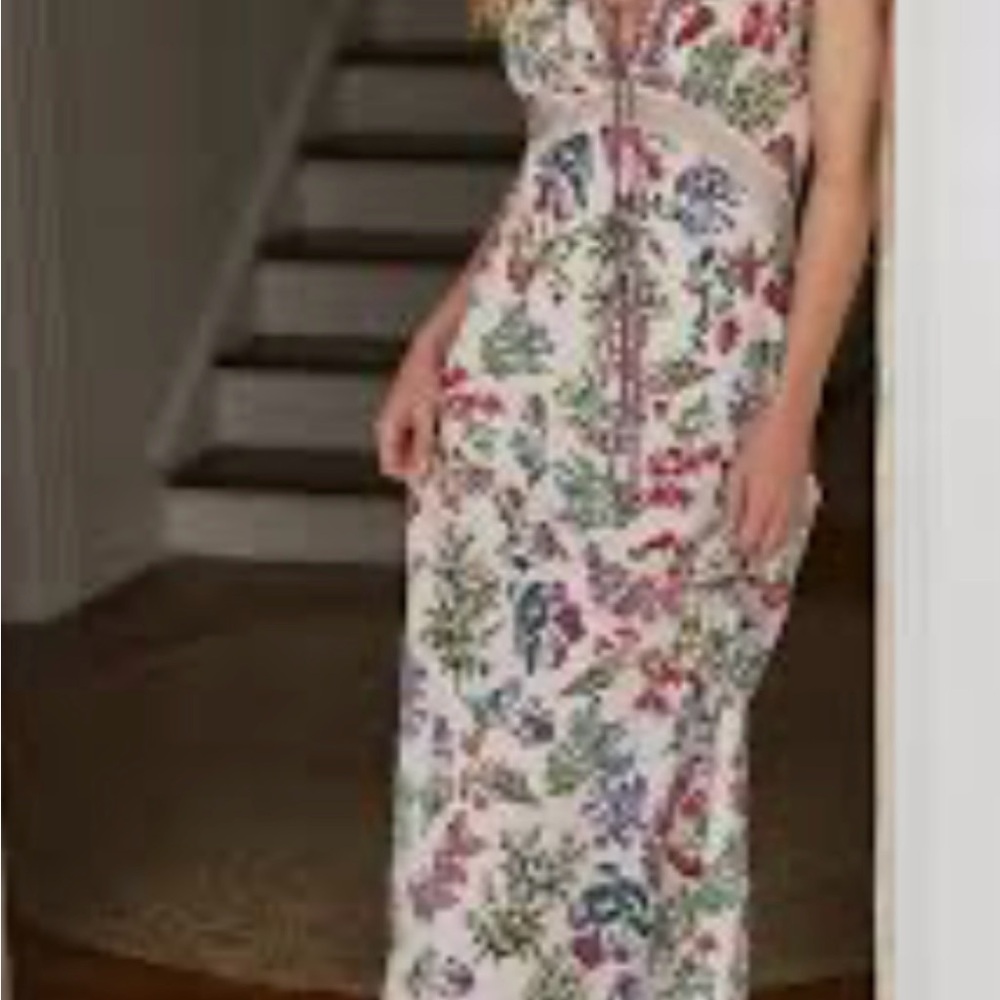 Anthropologie Floral Maxi Dress NWT